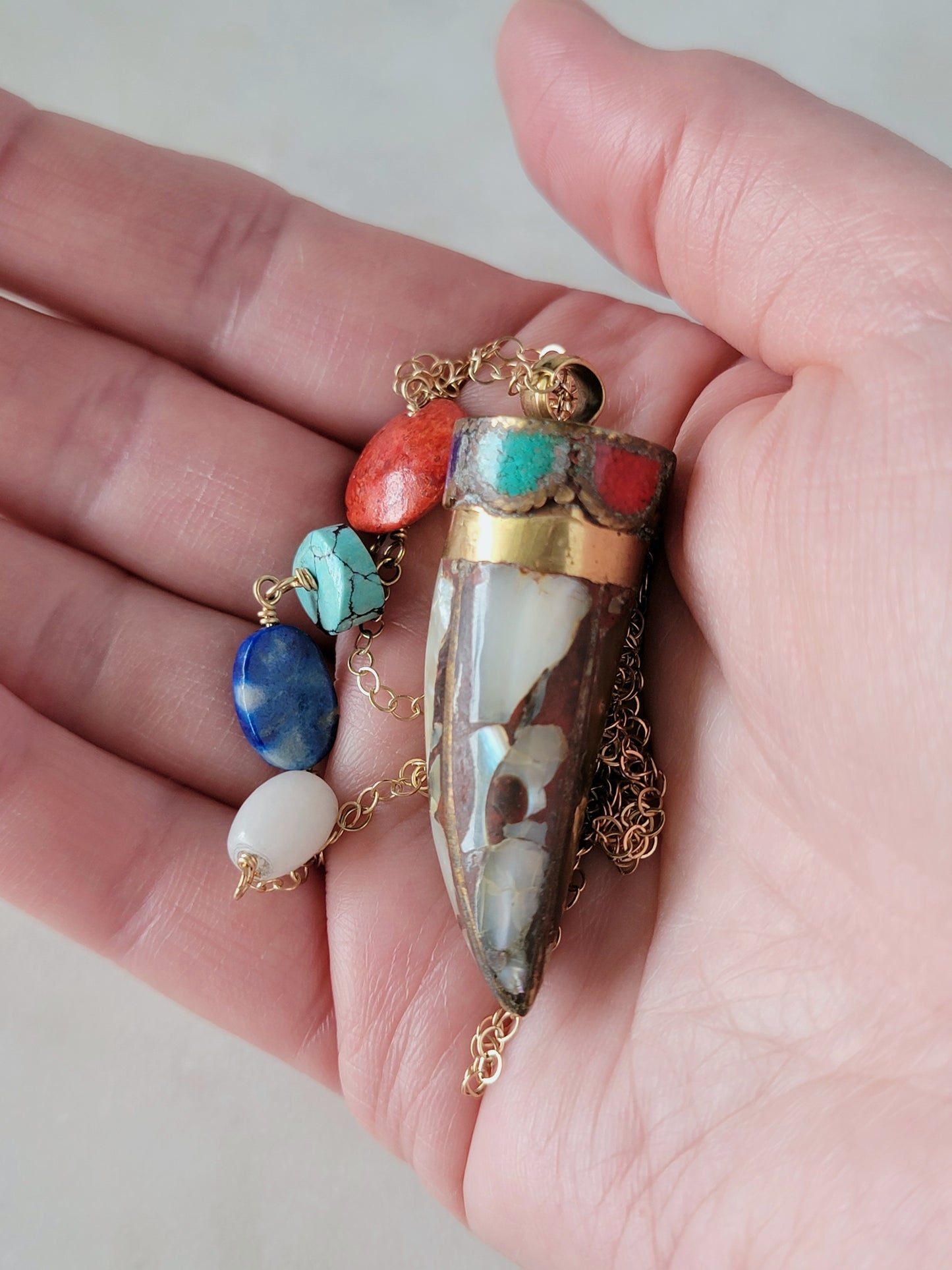 the earth breathes 6 necklace