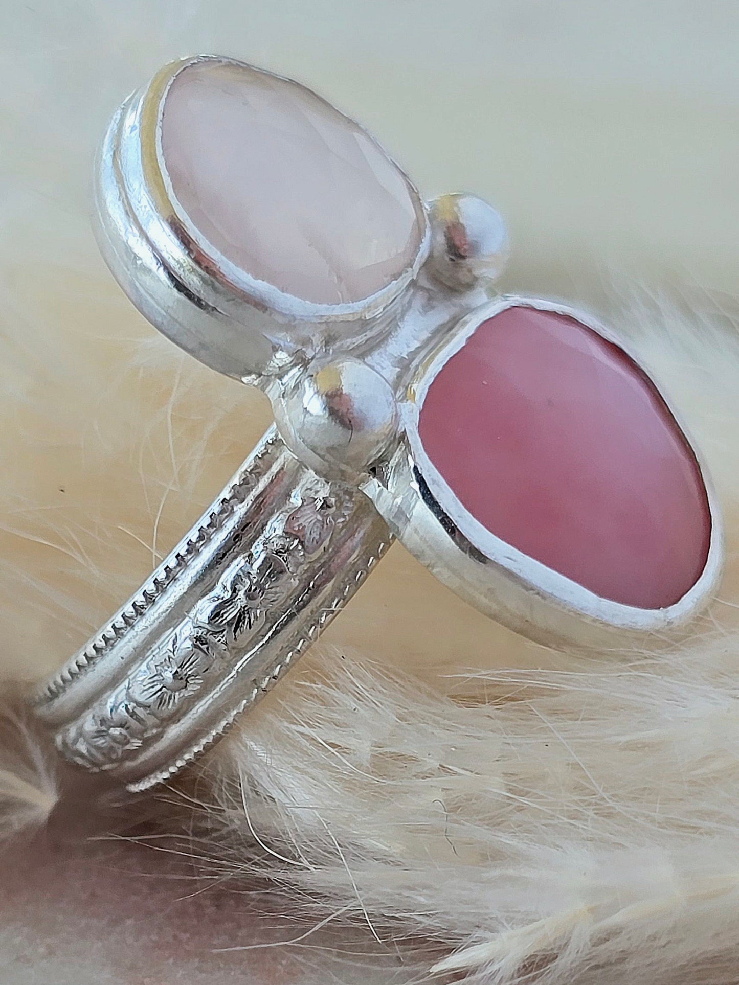 double blossom sz. 8 ring