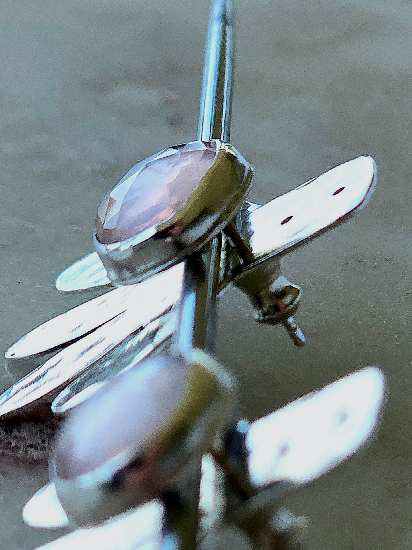 still blooming ear jacket stud earrings