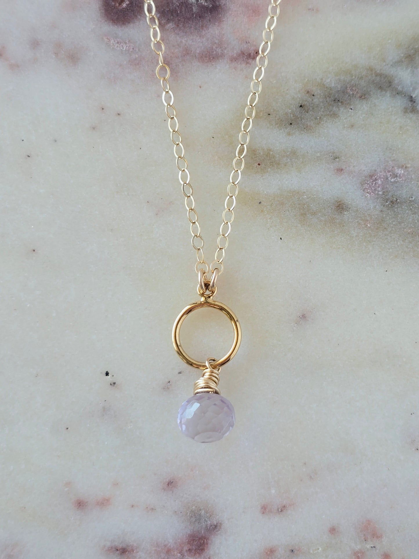 mirrorball necklace