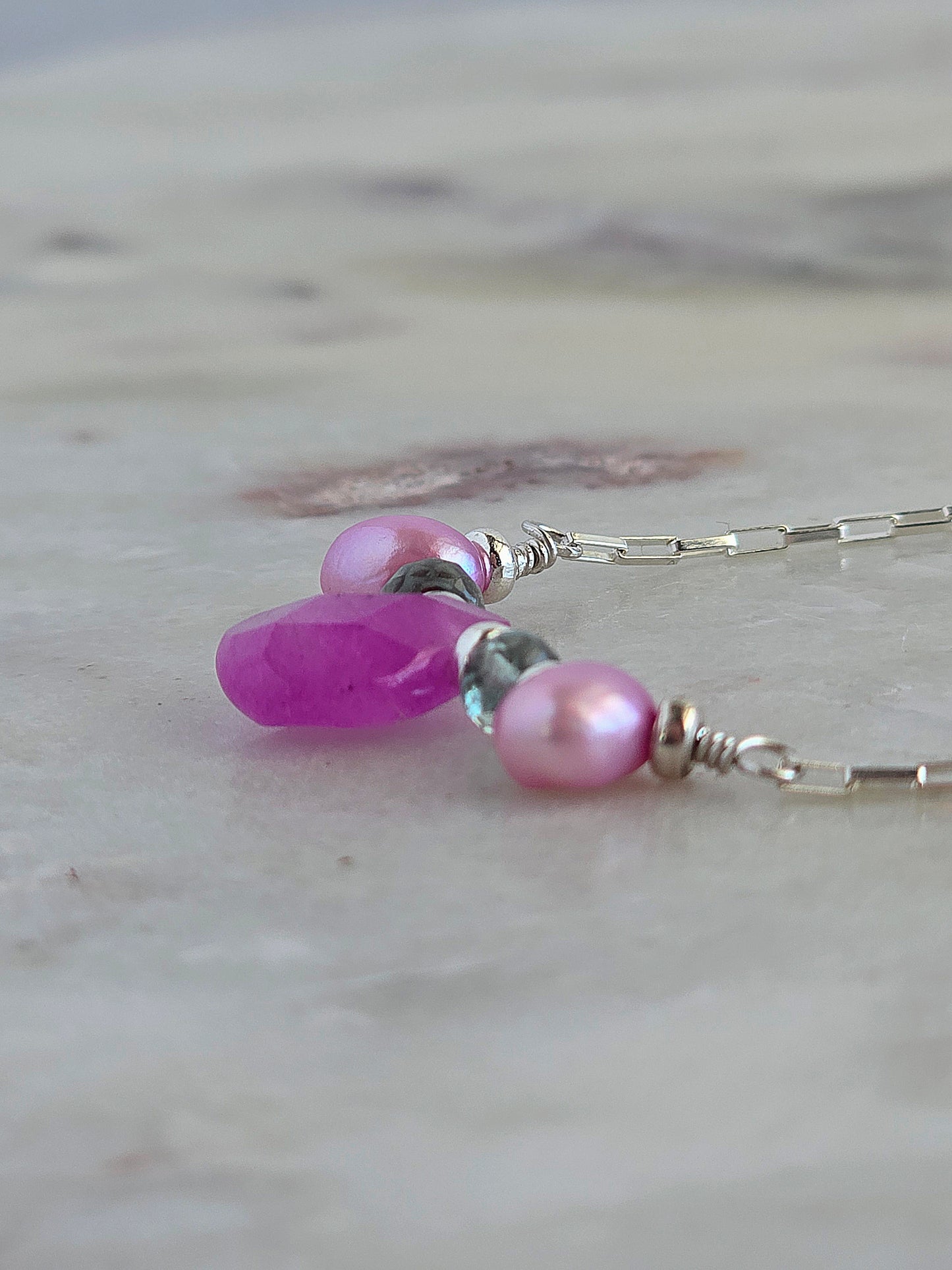 back to the fuchsia necklace