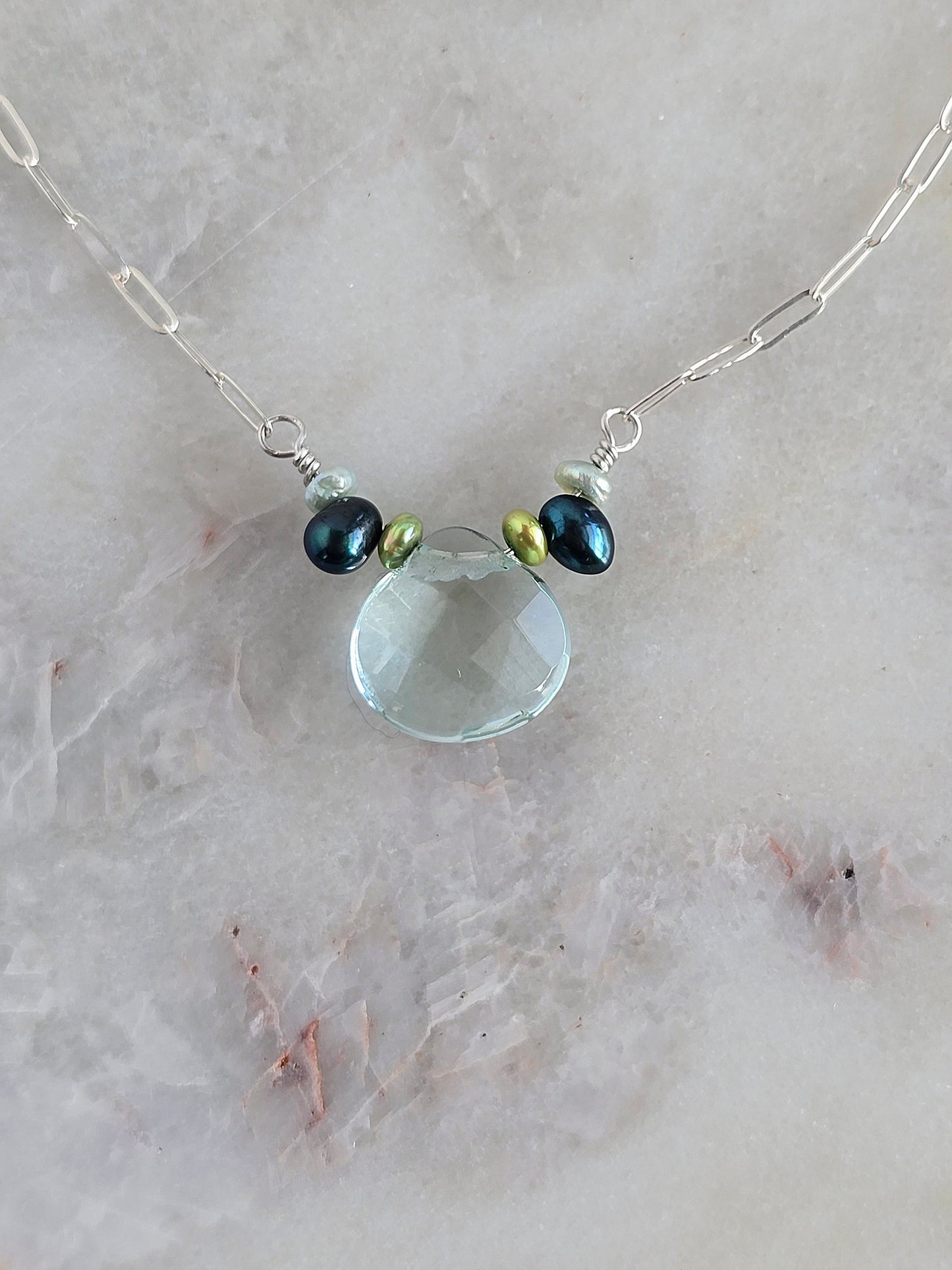 teal me more necklace