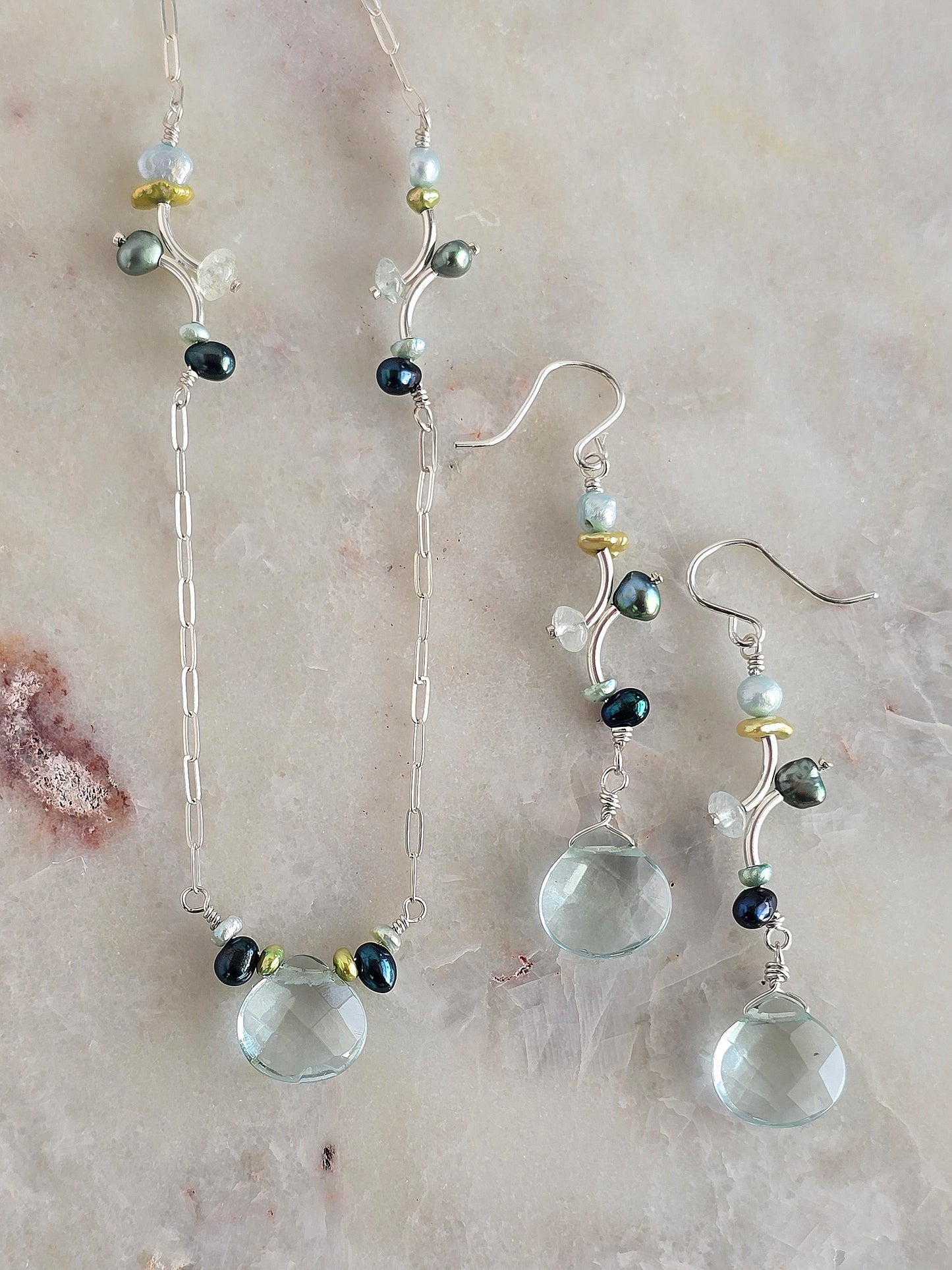 teal me more earrings