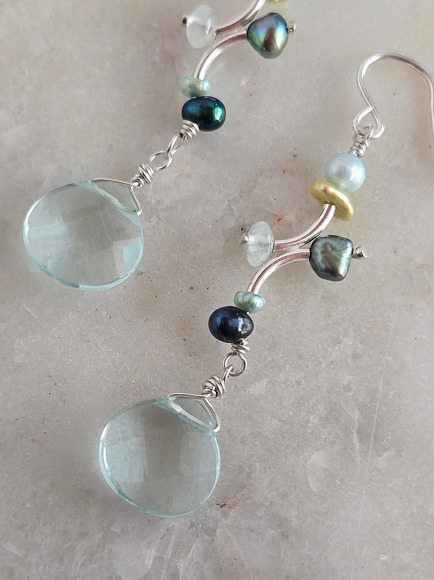 teal me more earrings