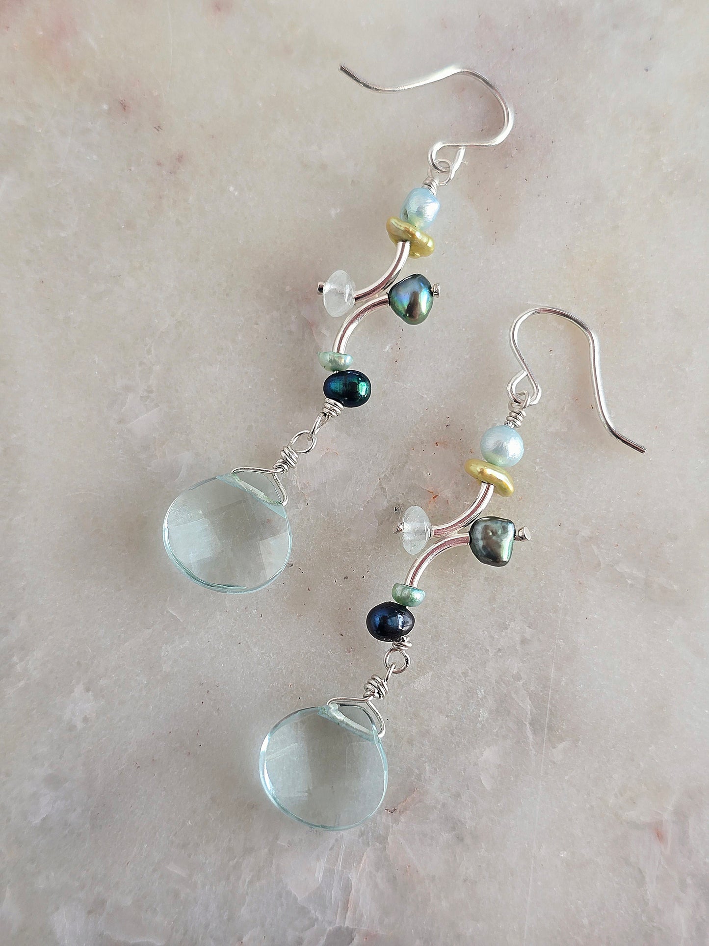 teal me more earrings