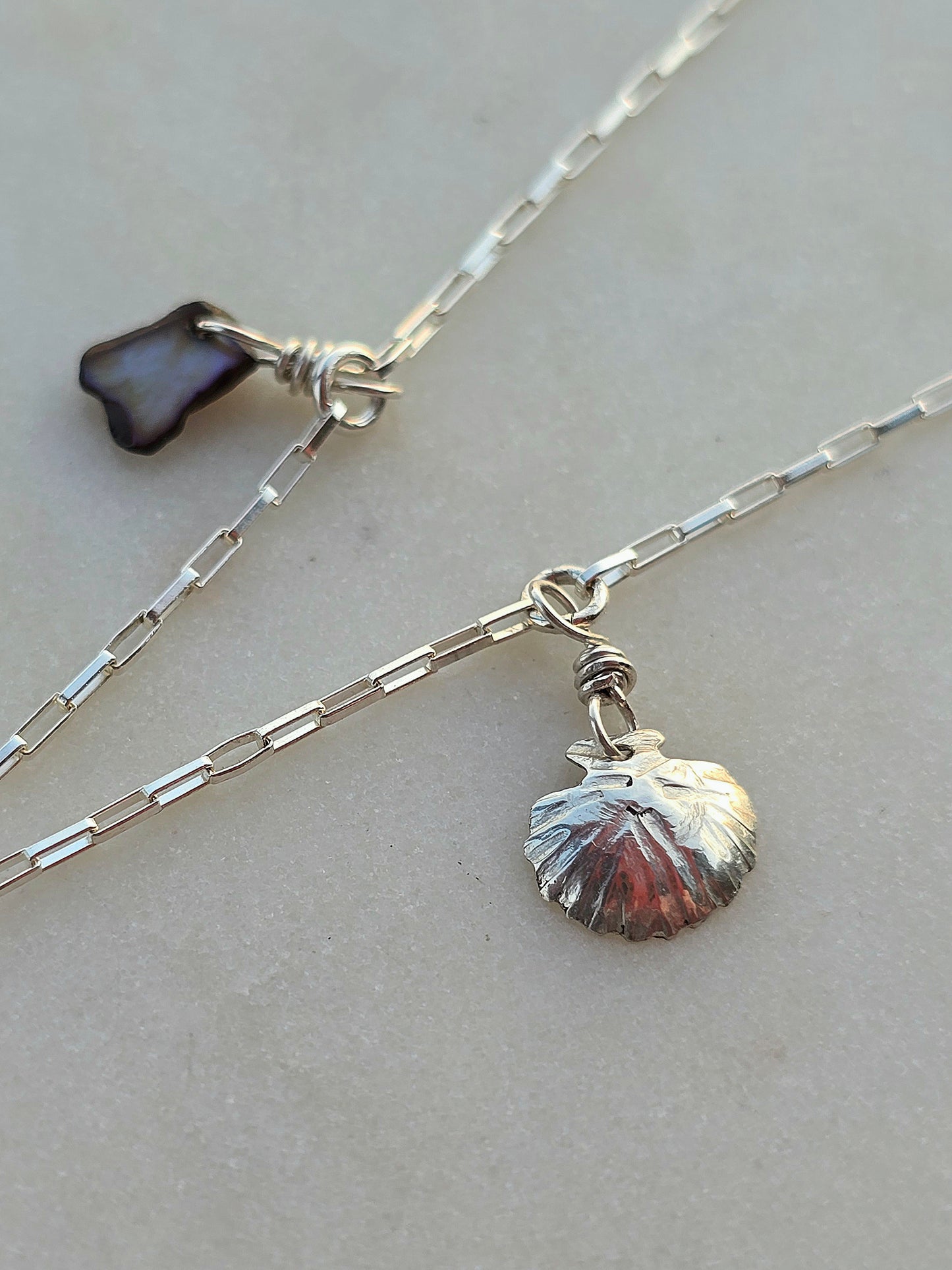 landscapes - beachy palms necklace