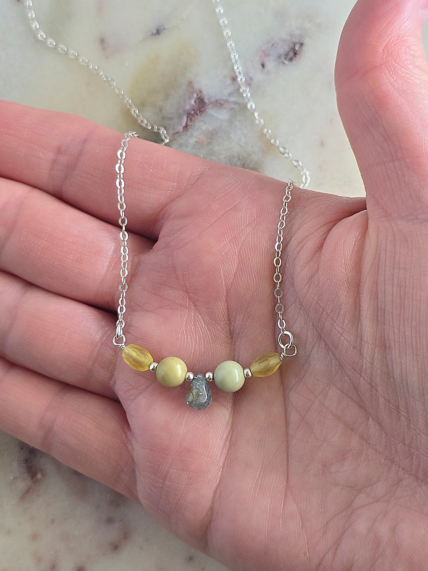 citrus sea-esta, too necklace