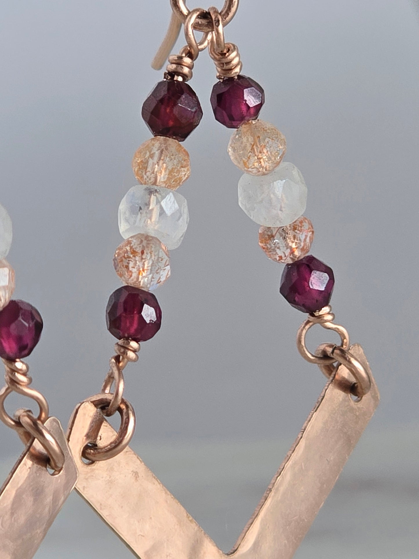 practice what you peach earrings
