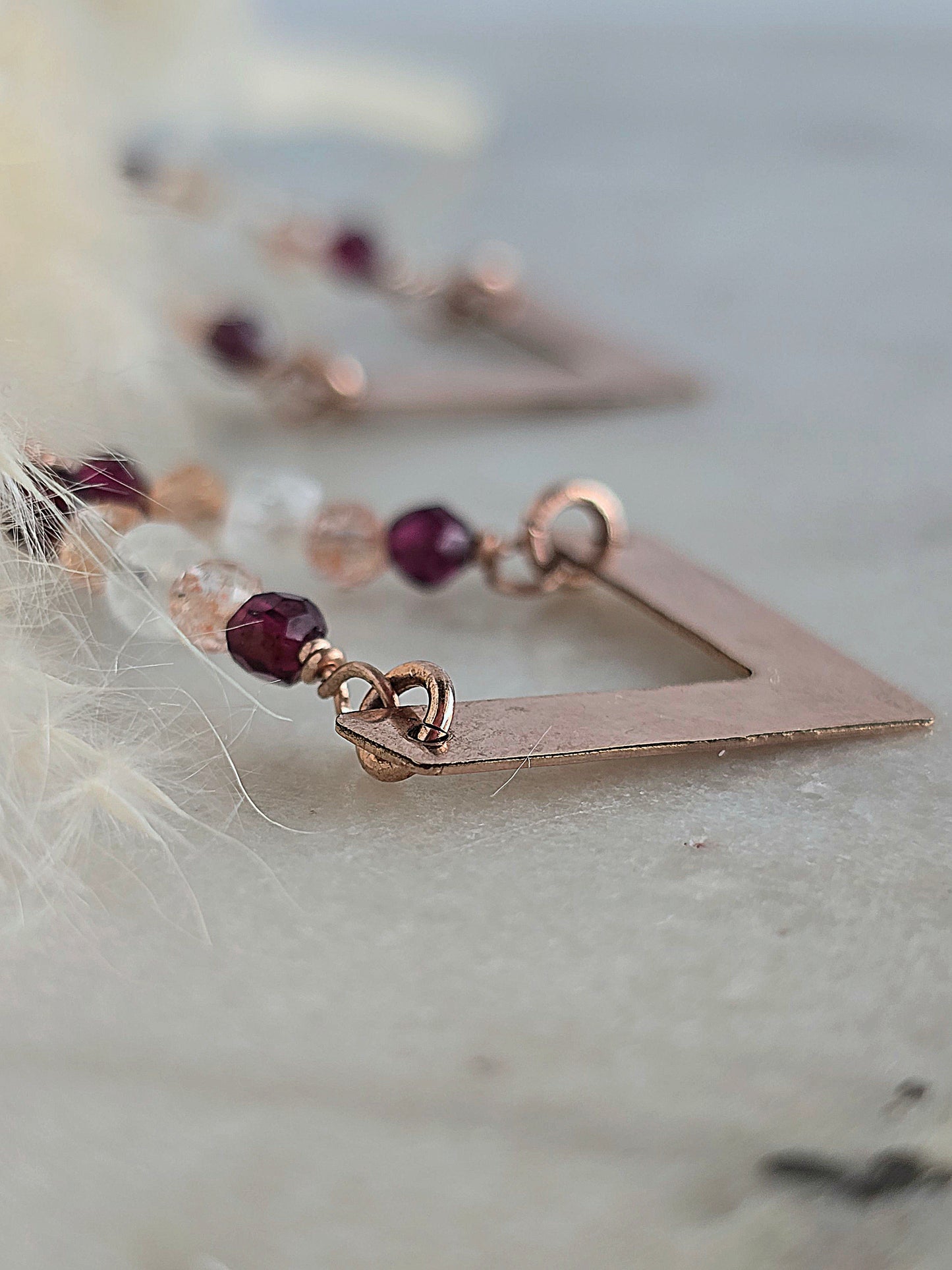 practice what you peach earrings